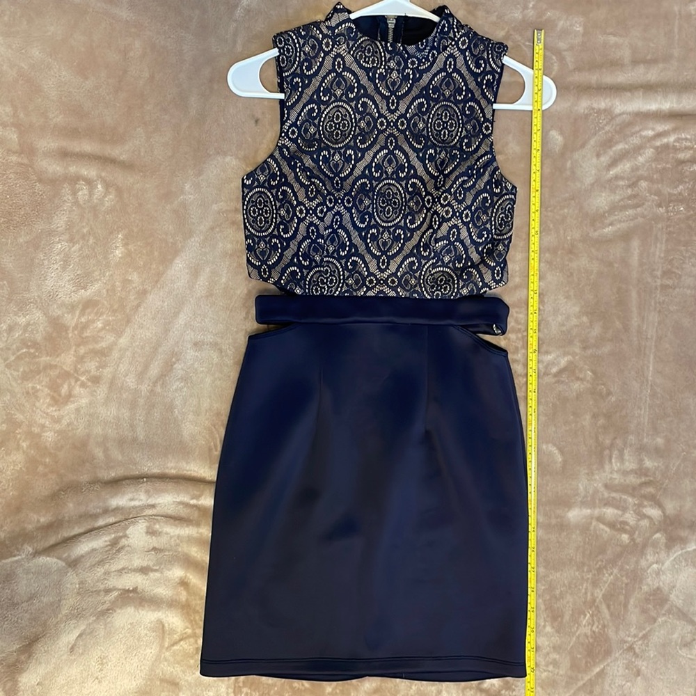 Navy blue junior size 7 dress